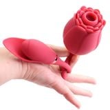  Máy rung mút hoa hồng massage âm đạo ngực thủ dâm làm tình 