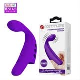  Máy rung ngón tay Gorgon cong móc massage kích thích điểm G 