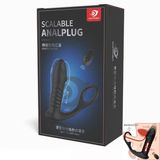  Máy rung thụt hậu môn hình dương vật màu đen ANALPLUG 