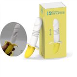  Máy rung thụt mạnh 12 chế độ hình quả chuối tự động đa năng 