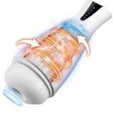 Máy thủ dâm Oral sex cho nam rung rên bú mút sưởi ấm cảm ứng 