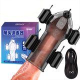  Mũ chụp đầu khấc rung kích thích tập luyện lâu ra cho nam 