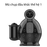  Mũ chụp đầu khấc rung kích thích tập luyện lâu ra cho nam 
