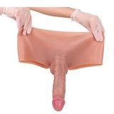  Quần Silicon Nối Liền Dương Vật To Dài Rỗng Ruột Kích Thích 