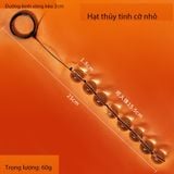  Que cắm hậu môn 8 hạt thủy tinh kích thích sâu hơn giá rẻ 