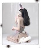  Thời trang váy ngủ áo liền quần sexy cosplay nàng thỏ đầy cám dỗ 