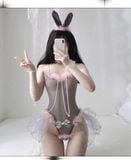  Thời trang váy ngủ áo liền quần sexy cosplay nàng thỏ đầy cám dỗ 