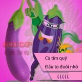  Sextoy Aeggplant ngụy trang trái cà tím rung đa năng Unisex 