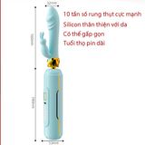  Súng máy dương vât rung thụt tự động nhánh phụ siêu mạnh 