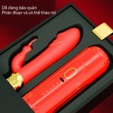  Súng máy dương vât rung thụt tự động nhánh phụ siêu mạnh 