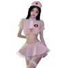 Thời trang cosplay sexy cô nàng y tá màu hồng hở bạo gợi dục