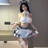  Thời trang Cosplay sinh viên học sinh làm giúp việc váy ngắn sexy 
