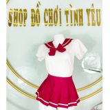  Thời trang cosplay sinh viên sexy váy ngắn xếp li nóng bỏng 