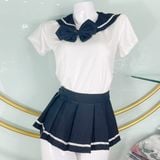  Thời trang cosplay sinh viên sexy váy ngắn xếp li nóng bỏng 