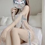  Thời trang phòng the đồ lót dây tua quyến rũ cám dỗ gợi cảm 