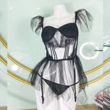  Thời trang phòng the đồ ngủ ren lưới cao cấp sexy quyến rũ 