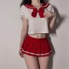Thời trang váy cosplay sinh viên sexy ngắn xếp li nóng bỏng