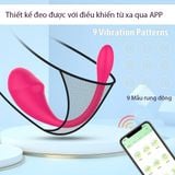  Trứng Rung Kết Nối Bluetooth Điều Khiển APP Massage Điểm G 