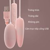  Trứng rung lưỡi liếm mini massage âm đạo hậu môn ngực 3 đầu 