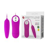  Trứng rung màu tím mini nhỏ có dây điều khiển 12 chế độ 