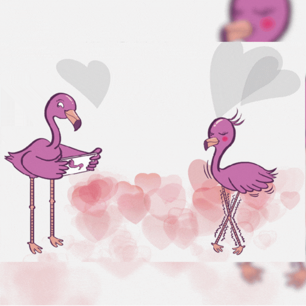 Trứng rung tình yêu thiên nga Flamingo Magic Motion