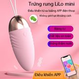  Trứng rung tình yêu LiLo điều khiển từ xa bằng APP điện thoại 