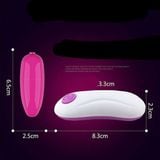  Trứng rung tình yêu mini Gladme điều khiển có dây 1 đầu nhỏ 