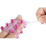  Vòng đeo dương vật thắt khóa tinh trùng 12 bi kích thích nữ 