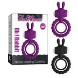  Vòng rung đeo dương vật tai thỏ trì hoãn lâu ra lock sperm 