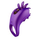  Vòng rung xoay lưỡi liếm đeo dương vật lâu ra kích thích 
