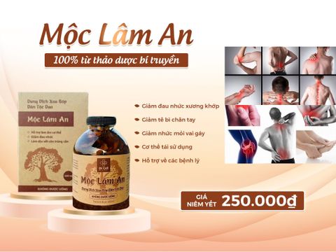 Mộc Lâm An - dung dịch xoa bóp cổ truyền