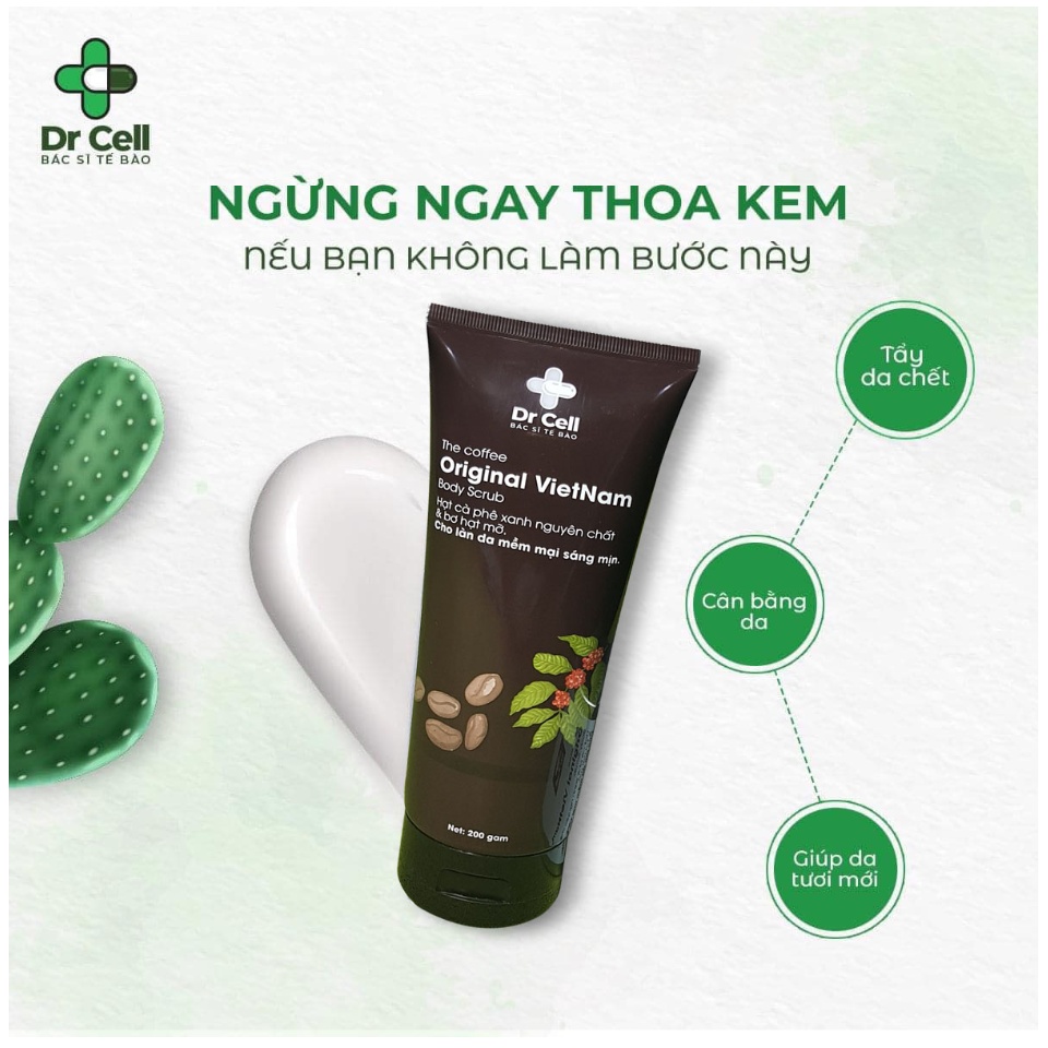 Tẩy da chết Coffee Dr Cell – Mỹ phẩm Drcell