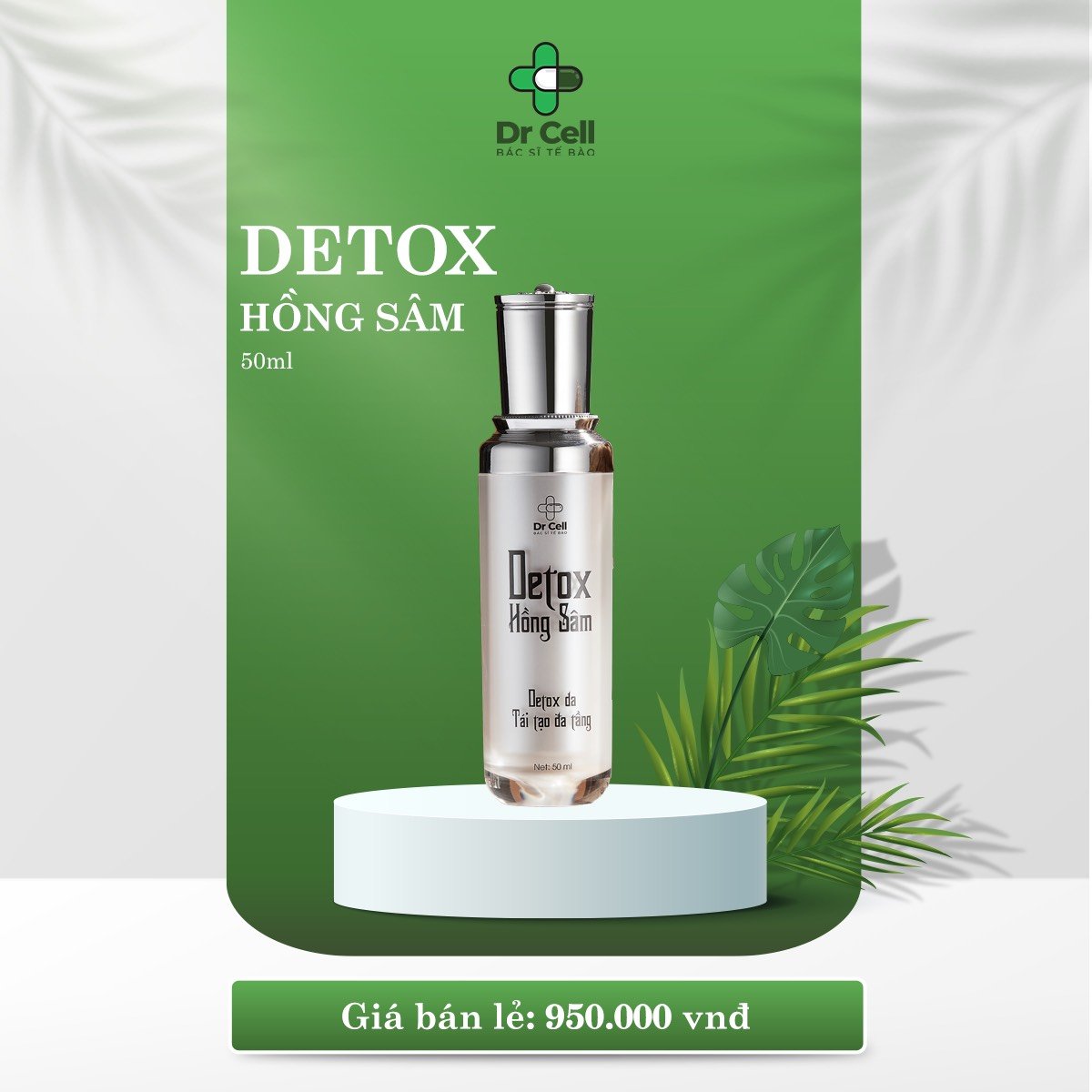 Detox Hồng Sâm DrCell