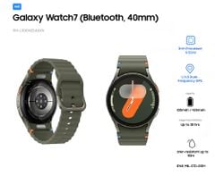 Đồng hồ thông minh Samsung Galaxy Watch7 40mm Chính hãng