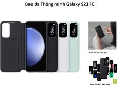 Bao da Thông minh Galaxy S23 FE Smart View Wallet Case-Hàng chính hãng