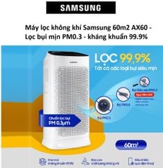 Máy lọc không khí Samsung 60m2 AX60R5080WD/SV Hàng chính hãng