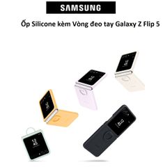 Ốp Silicone kèm Vòng đeo tay Galaxy Z Flip 5-Hàng chính hãng