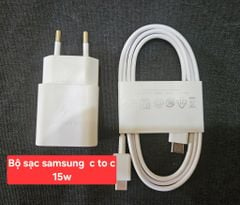 Bộ sạc samsung Galaxy A05/A05S 15w C to C-Hàng chính hãng