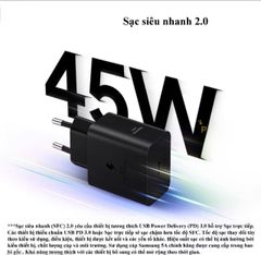 Củ sạc 45w samsung Tab S10 Ultra -chính hãng