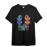 The Masked Singer Black T-shirt / Cá Ngựa Đôi