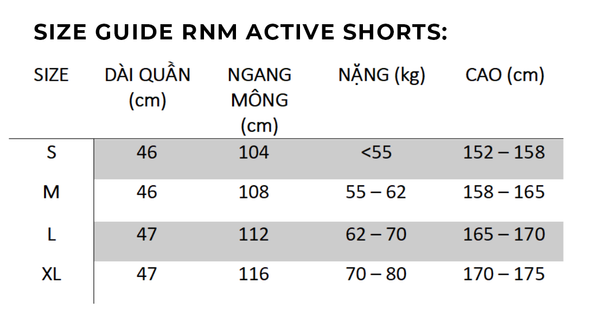 RNM Active Shorts / White