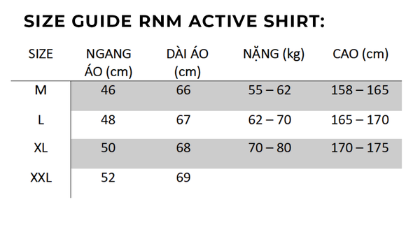 RNM Active Shirt / Navy