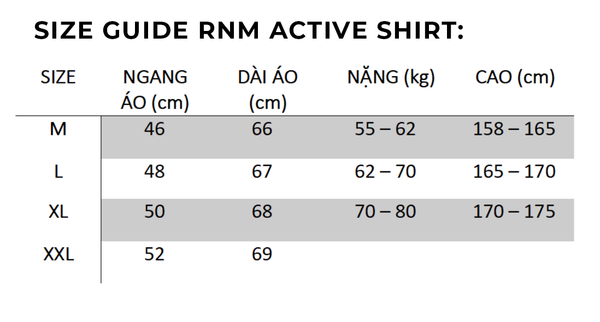 RNM Active Shirt / White