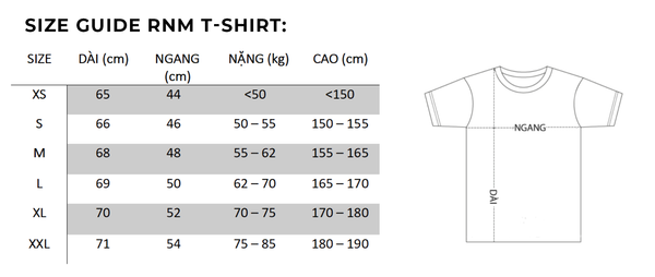 RNM Black/White T-Shirt