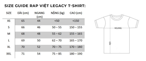 Rap Việt Legacy T-Shirt / Yellow
