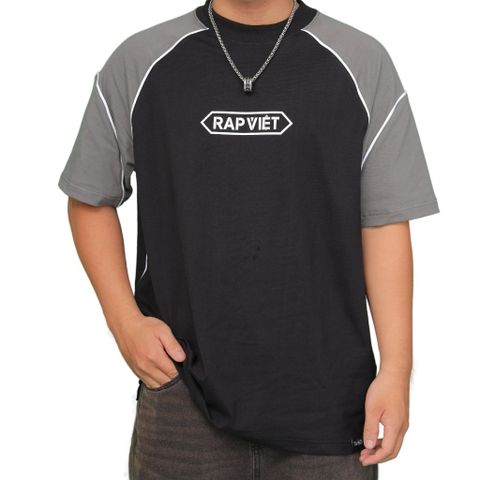 Áo Thun Rap Việt Màu Đen Raglan Xám Unisex - Chính hãng VieSHOP