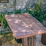 Bàn ghế đôn gỗ lũa