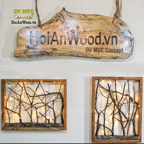Khung tranh gỗ tự nhiên
