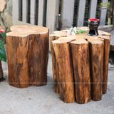 Đôn gỗ cạnh khế