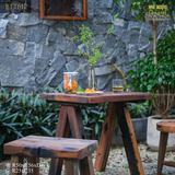 Bàn ghế cafe/sân vườn (gỗ tàu thuyền)